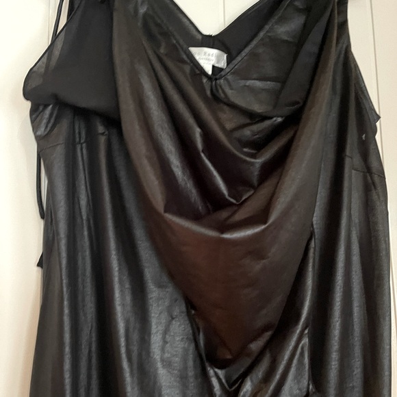 Boo Radley boho leather look dress/ties to adjust the look/style of dress S14 - Picture 11 of 14